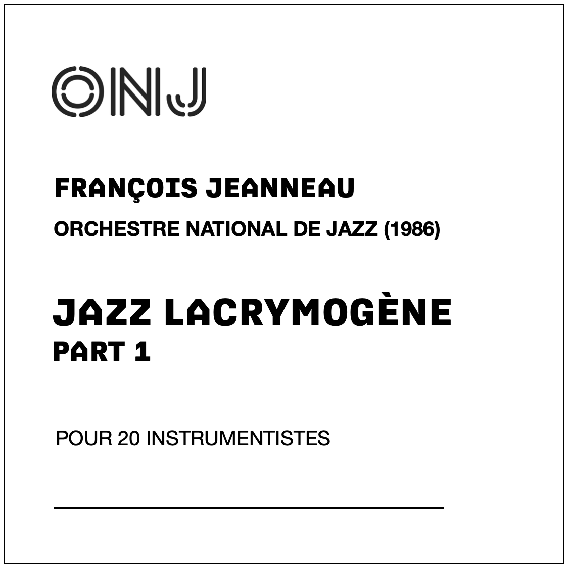 Jazz lacrymogène  part 1