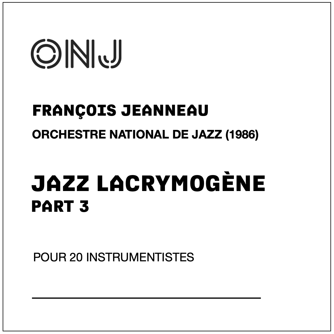 Jazz lacrymogène  part 3